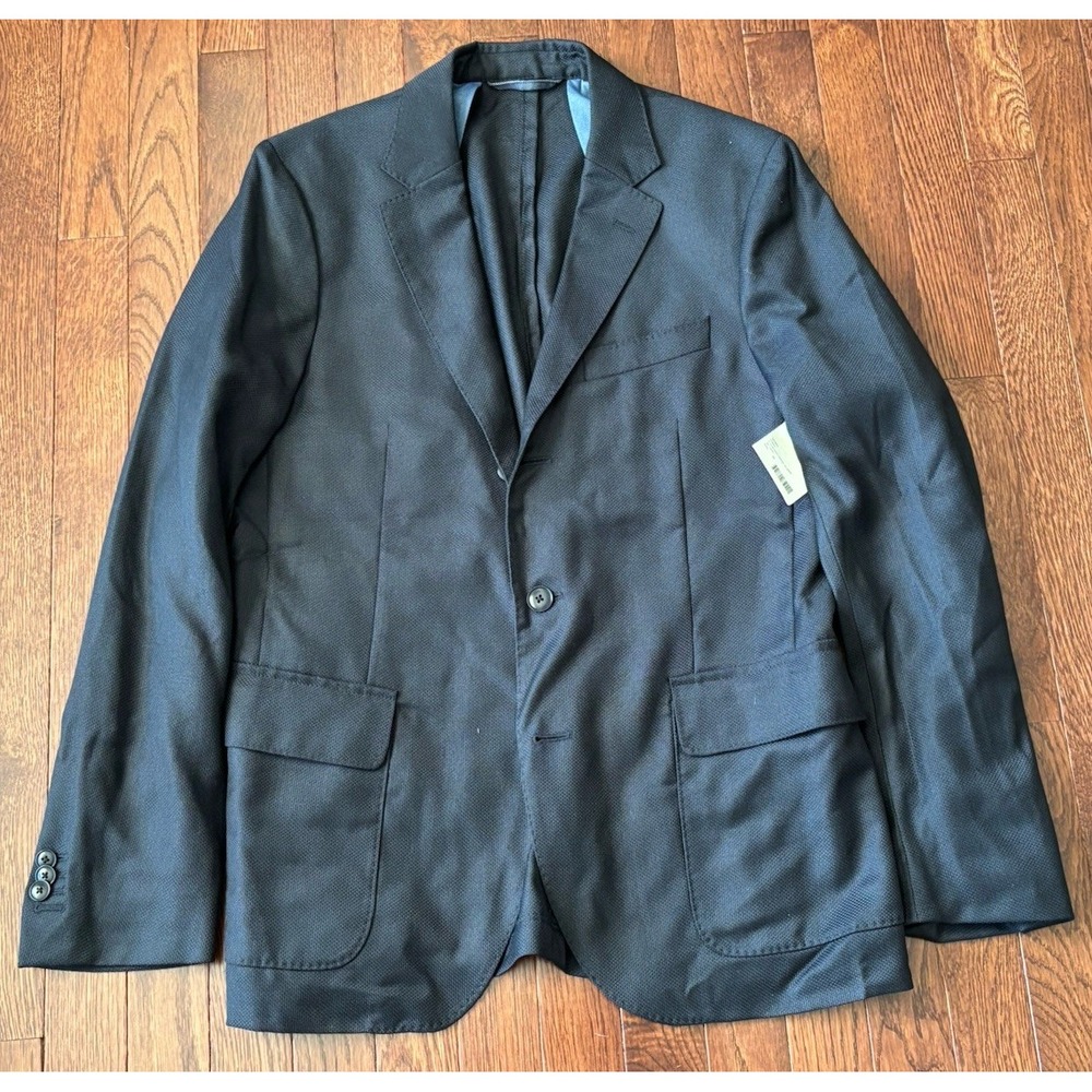 NWT Gant Rugger "Hopsack" Navy Wool Blazer 38